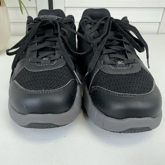 Kuru Jet Black Black Quantum Sneaker Walking Comfort Shoe Arch Support Size 5.5W - Picture 4 of 9